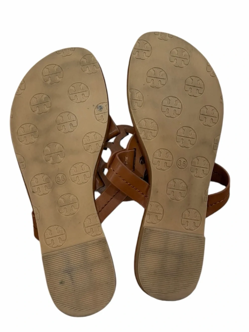 Tory Burch Miller Leather Sandal in Vintage Vachetta Size EU 36 / US 5.5